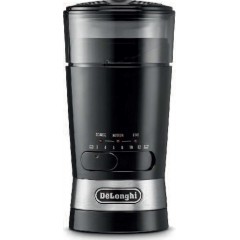 Delonghi KG210 Ηλεκτρικός Μύλος Καφέ 170W με Χωρητικότητα 90gr και 3 Επίπεδα Άλεσης Μαύρος